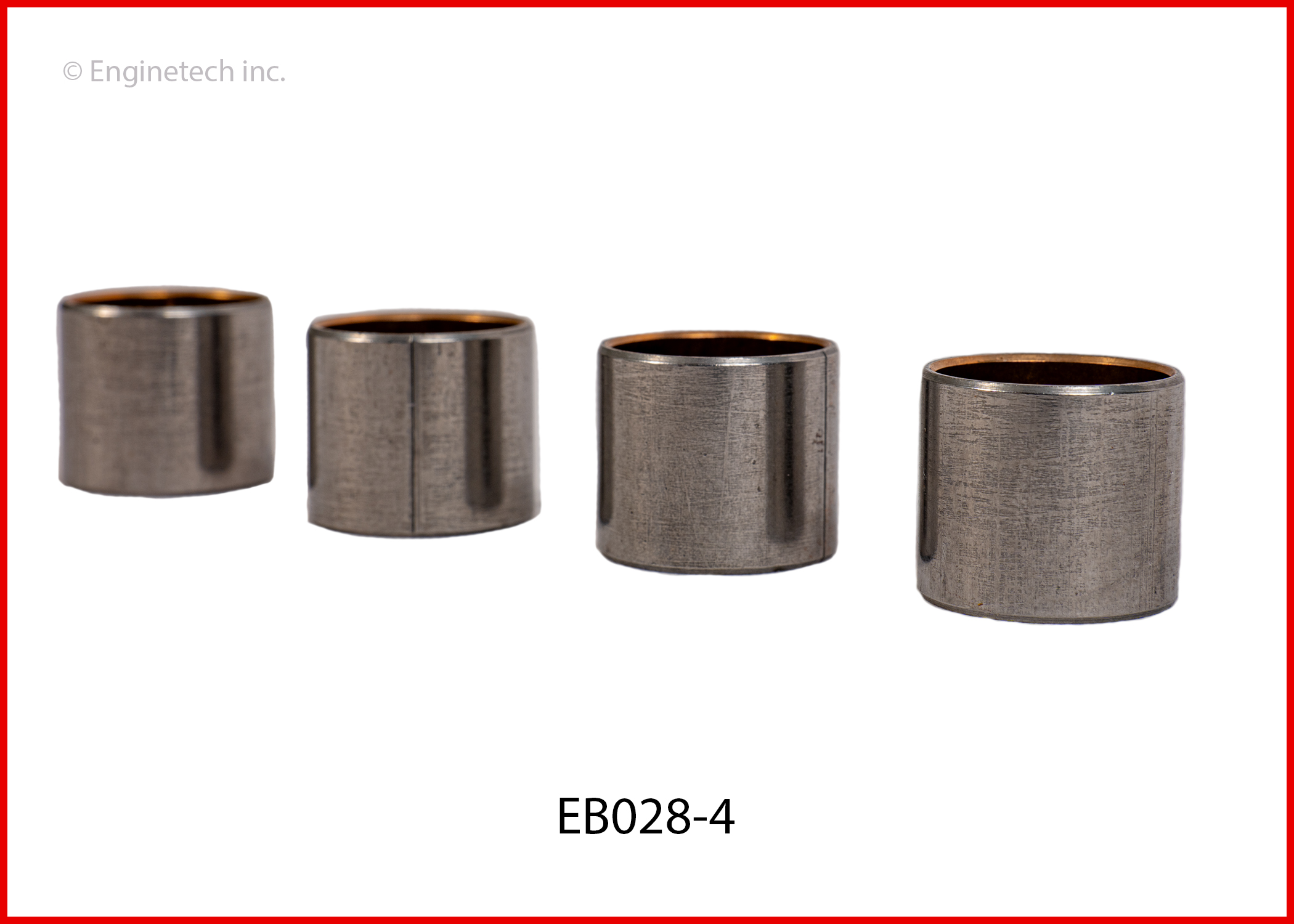 Enginetech Engine Piston Wrist Pin Bushing Set- Size Machining Required - EB028-4